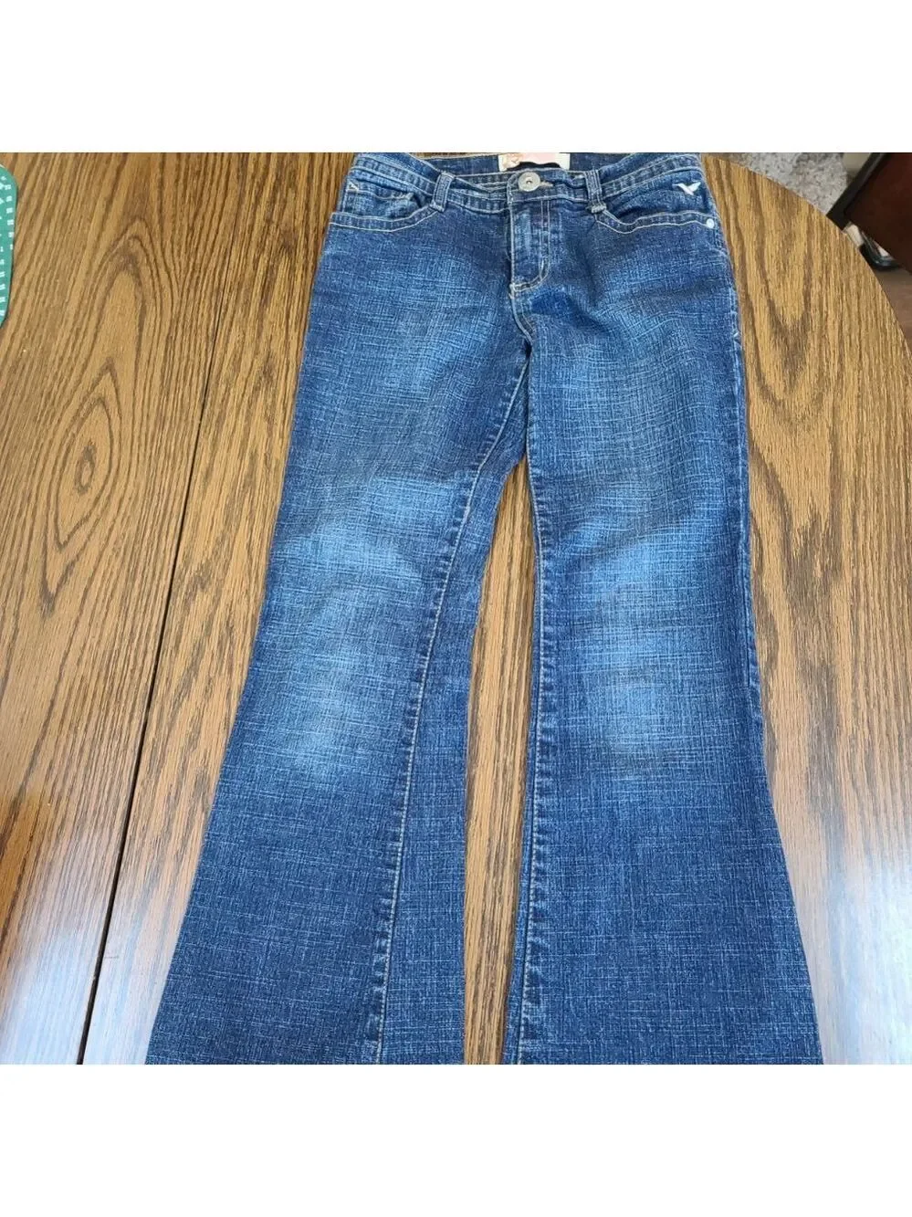 Grane Blue Denim Flare Jeans Girls Size 10